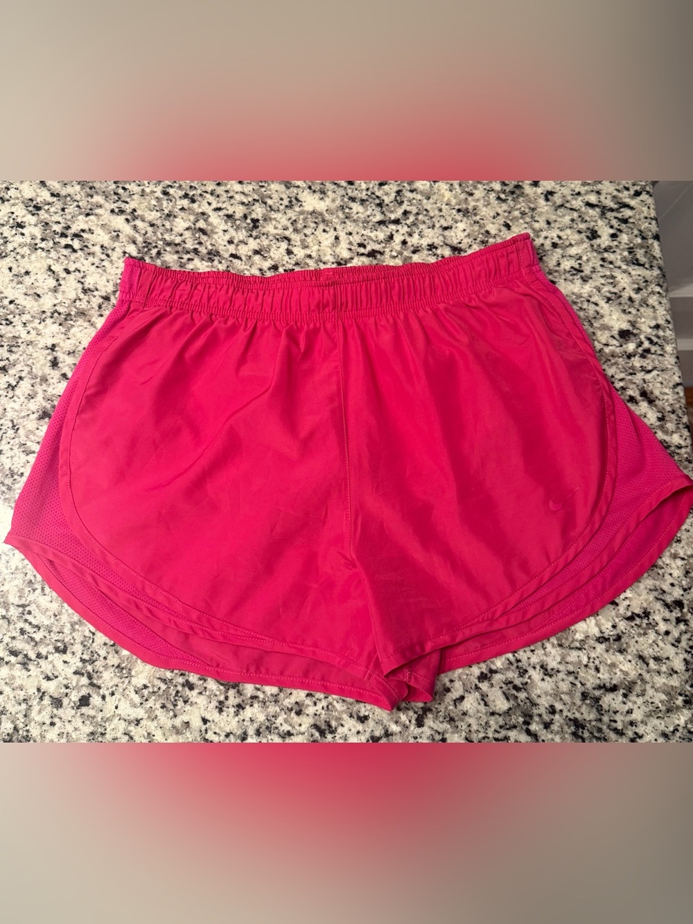 Lot of 4 Nike Women’s Athletic Shorts - Light Pink, Hot Pink, Mint, & Lilac - Picture 5 of 13